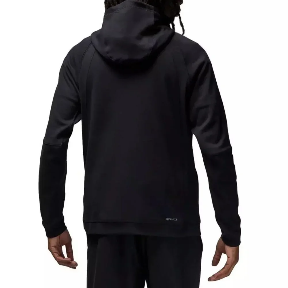 Jordan Men's Dri-FIT Sport Statement Air Fleece Pullover Hoodie-Black